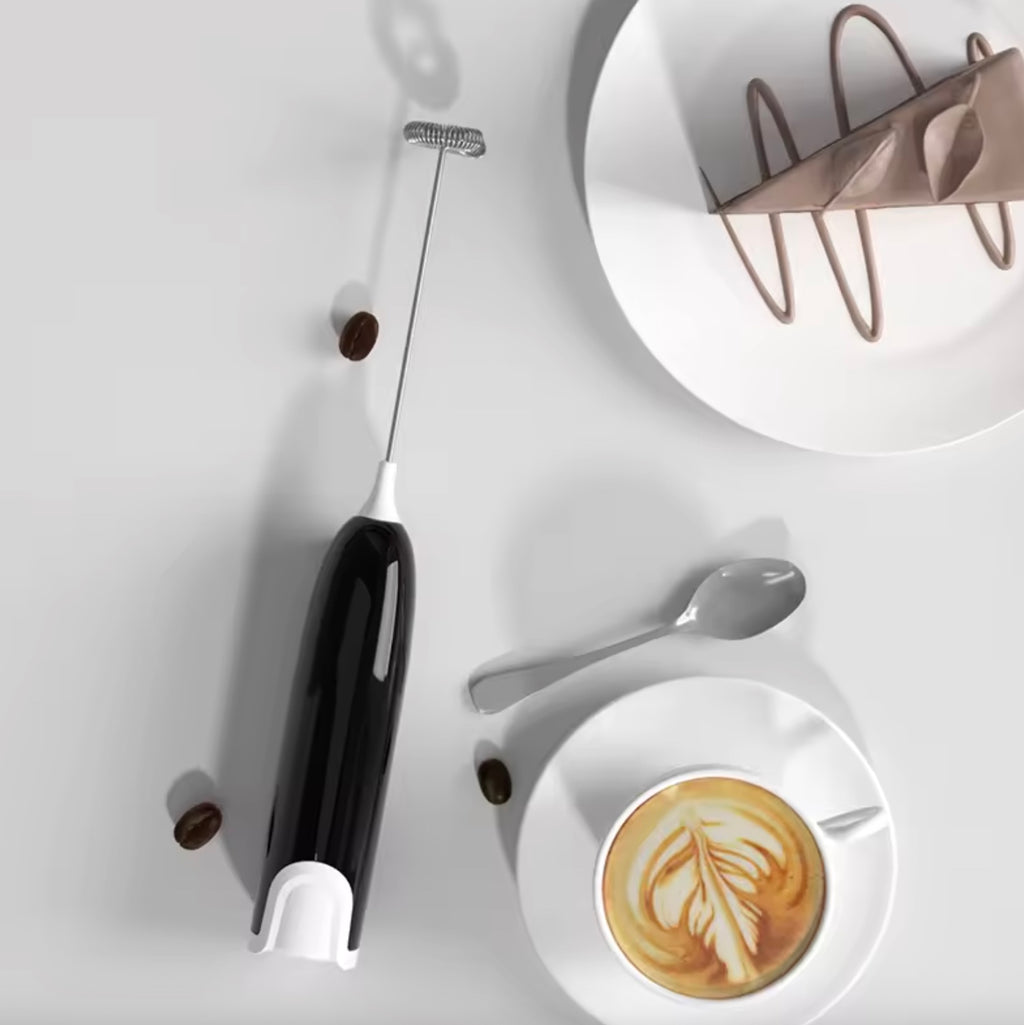 Rechargeable USB Electric Milk Frother Handheld